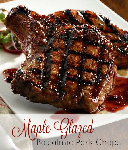 Marvelous Maple Balsamic Pork Chops