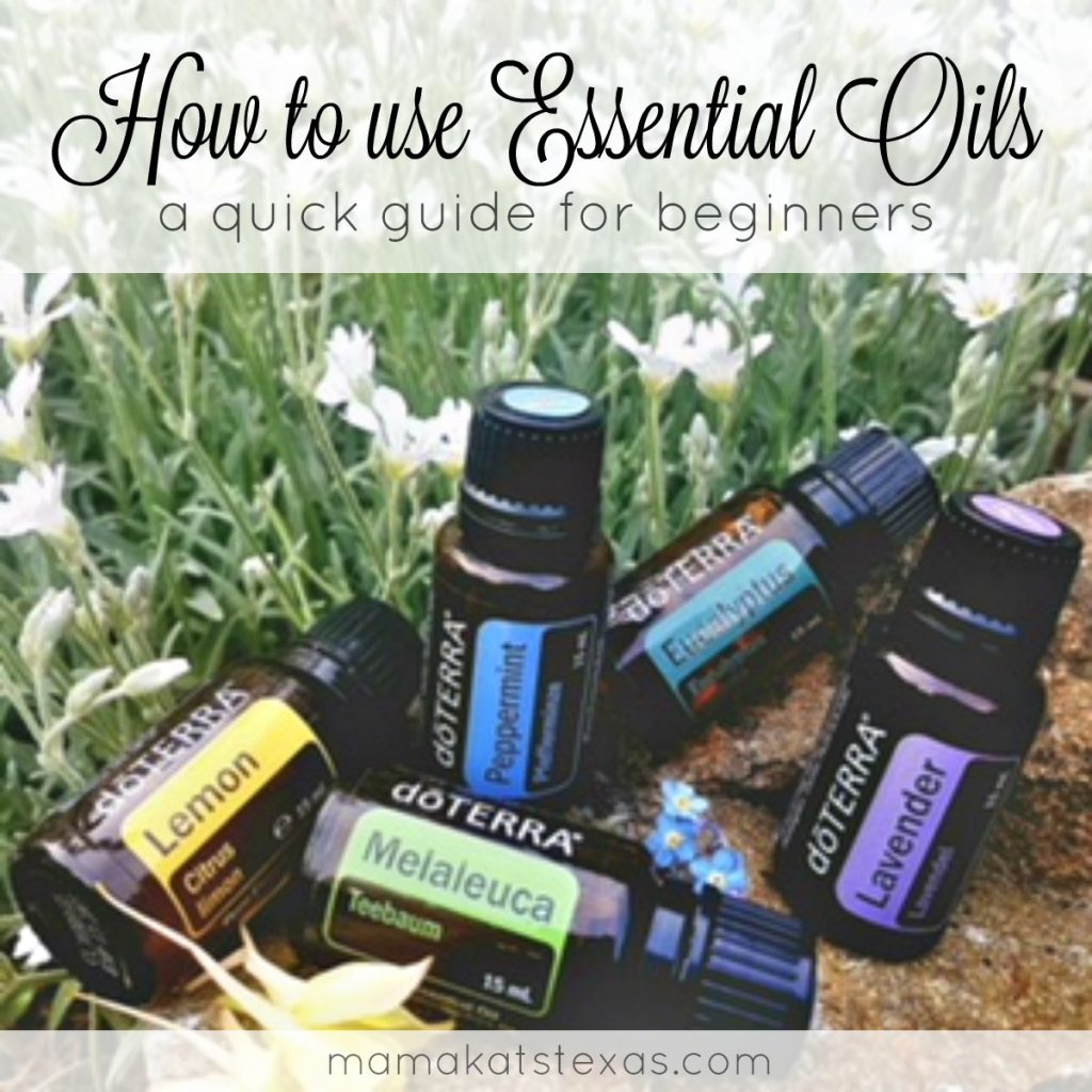 how to use essential oils 